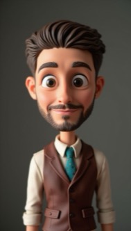 AI Headshot: claymotion, made-of-clay, stopmotion, polymer clay, ultra light clay, {prompt}, High quality, details, cartoonish, 8k