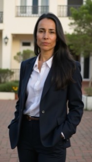 AI Headshot: headshot of {prompt} as Real Estate Agent, outdoor house background, in a suit, house background, Half-body digital photo , realistic, highly detailed, photorealistic, 8k, looking towards the camera